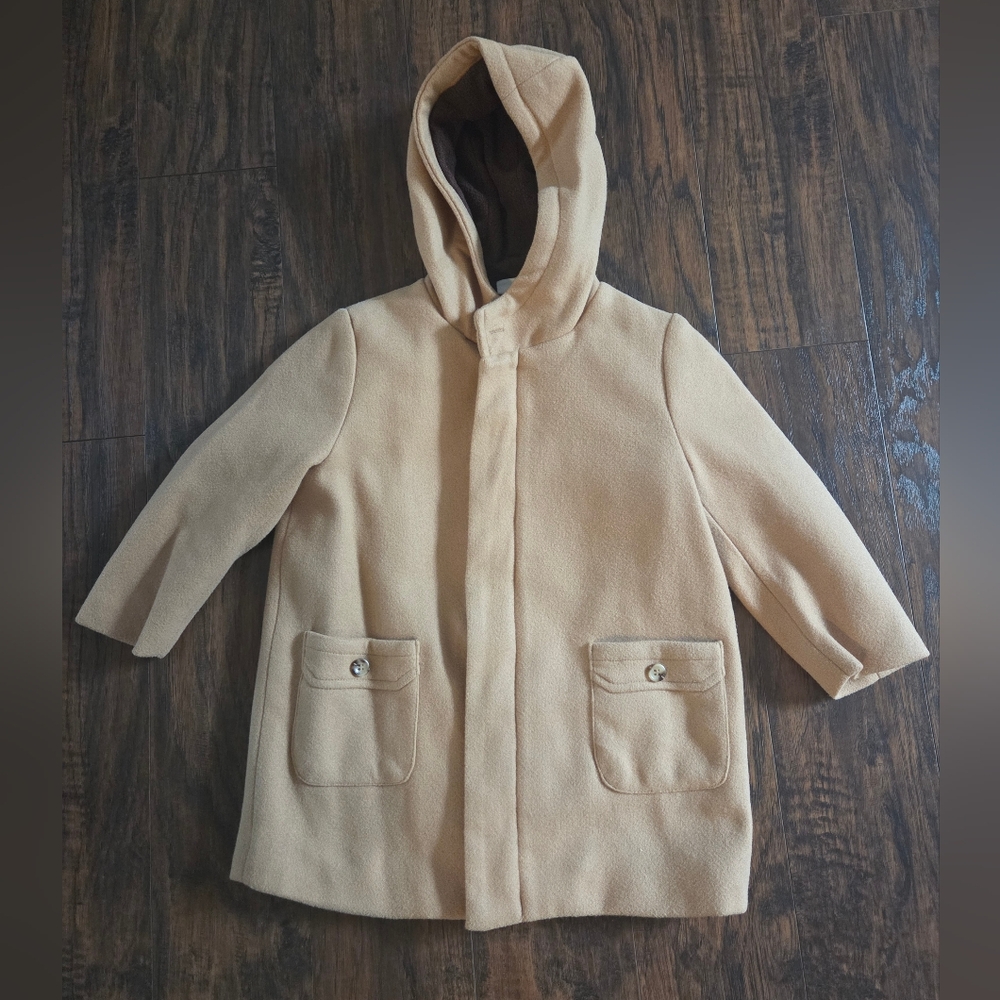 Boys Peacoat Tan Size 5Y